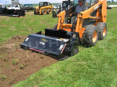 best skid steer tiller|rotary tiller for skid steer.